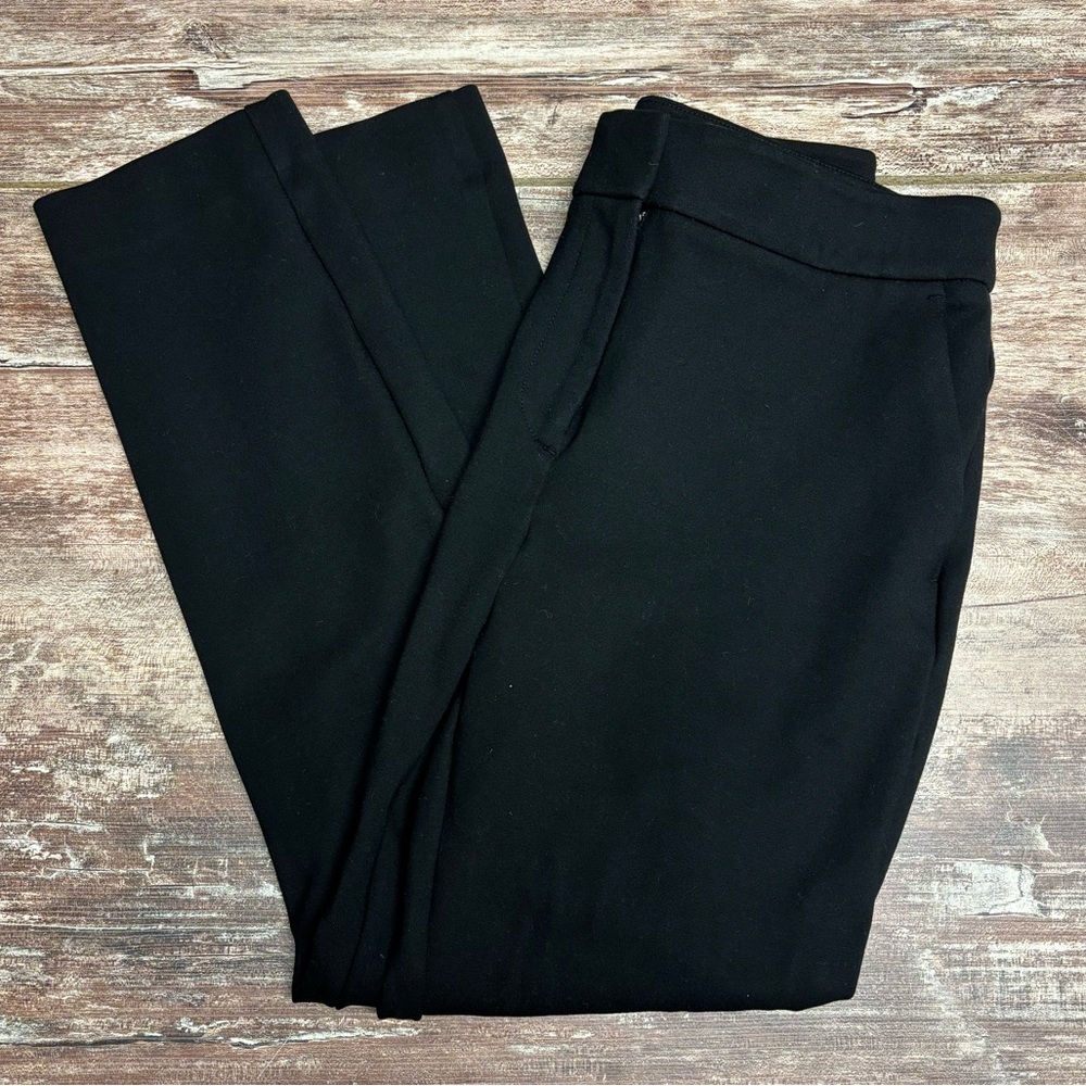 Boden | VGUC Black Business Trousers Pants Work Office 7/8 Length, 6R Size - Picture 2 of 8